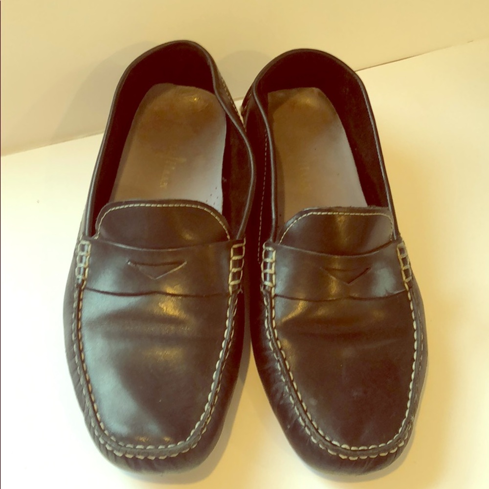 Used Cole Haan black driving moccasins
